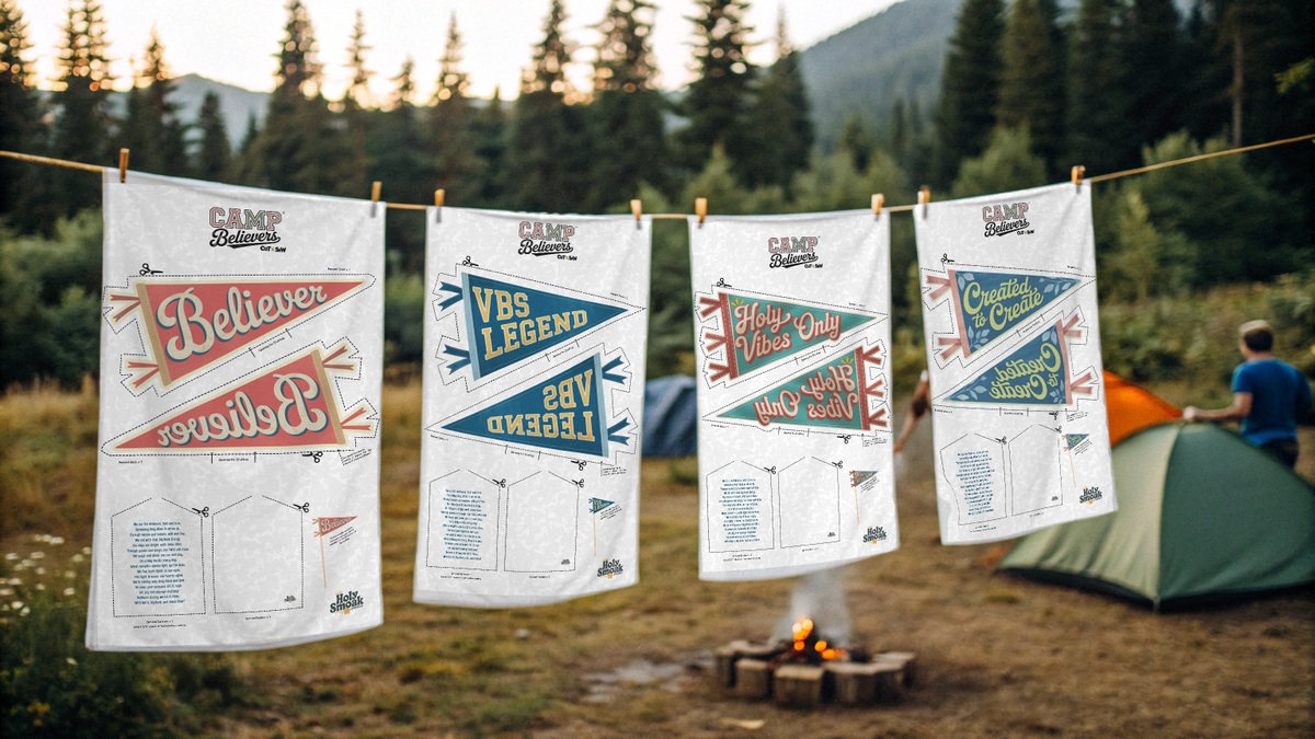Camp Believers | Cut & Sew Fabric Panels